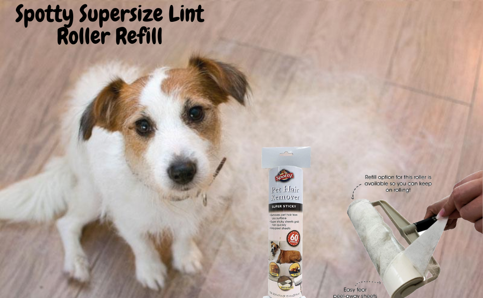 Spotty Superize Lint Roller