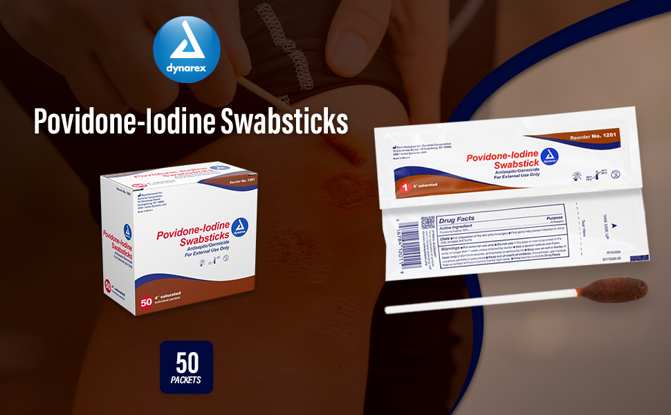 Povidone Iodine Swabsticks