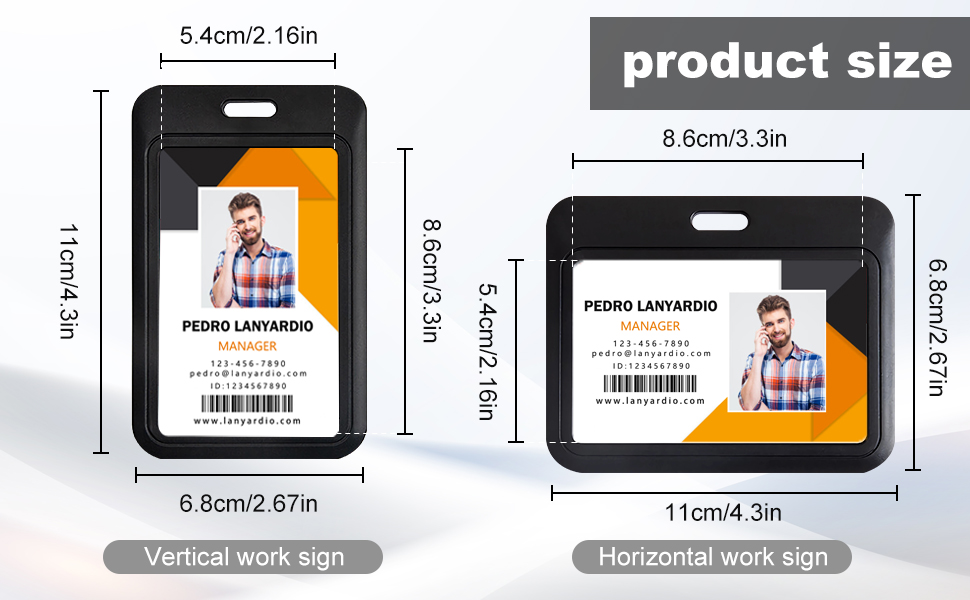 Lanyardio ID Badge Holder