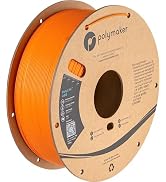Polymaker ABS Filament Orange 1KG 1.75mm, Heat Resistant, Strength | High Toughness, Impact-Resis...