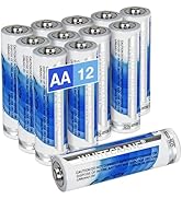 Awelov 12 Count AA Batteries Alkaline Double A Battery 1.5v Long-Lasting 10-Year Shelf Life Leak-...