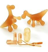 WAJIAYON 2 Pack Amber Oil Baby Teething Toys for Babies 0-6 Months,Silicone Baby teethers for Bab...