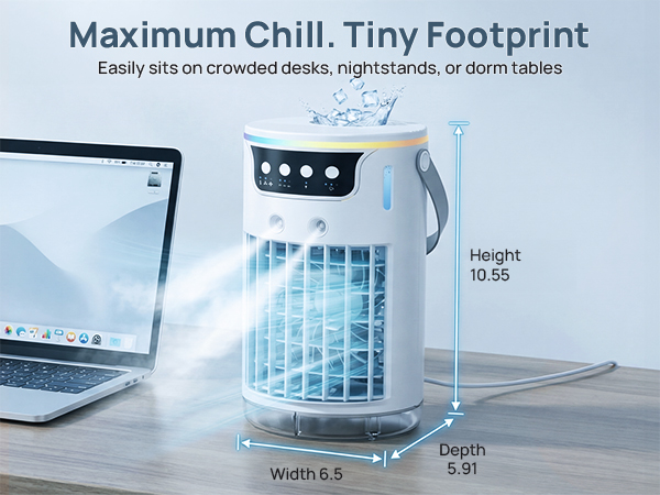 fans that blow cold air like ac next to a laptop delivers super Super icy cooling