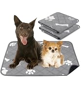 PatiencET Washable Pee Pads for Dogs, 18'' x 24" Reusable Puppy Pads with Super Absorbent for Pet...