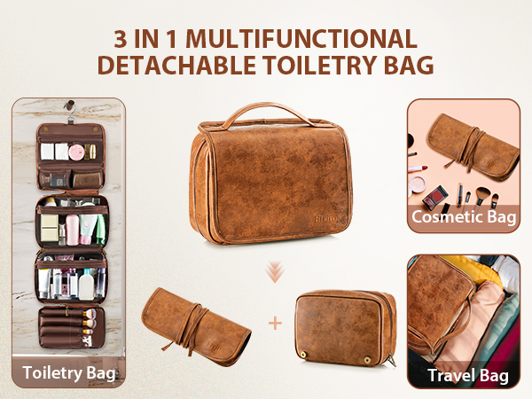 PU leather toiletry bag
