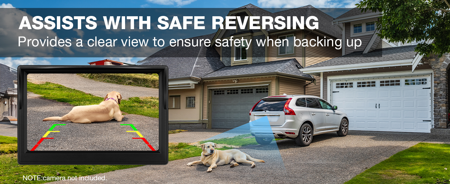 backup camera monitor only