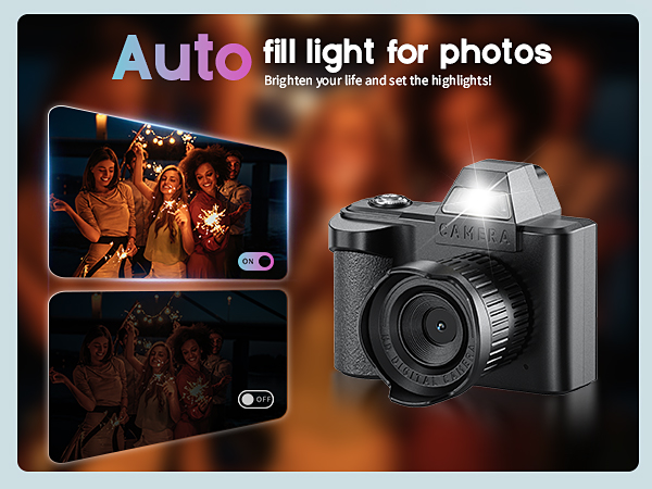 Flash automatic fill light