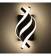MingBright LED Wall Sconce, 15W 700LM Modern Vanity Light Fixture, 4000K Cool White Indoor Wall L...