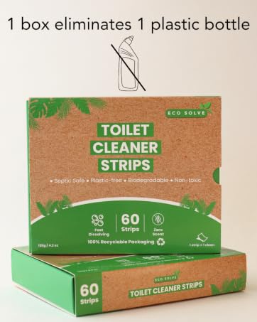 reduce single use plastics, toilet bowl cleaner, septic safe