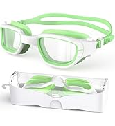 Zeligerstar Kids Swim Goggles,Swimming Goggles for Kids 6-14, Anti-Fog UV Protection Pool Goggles...