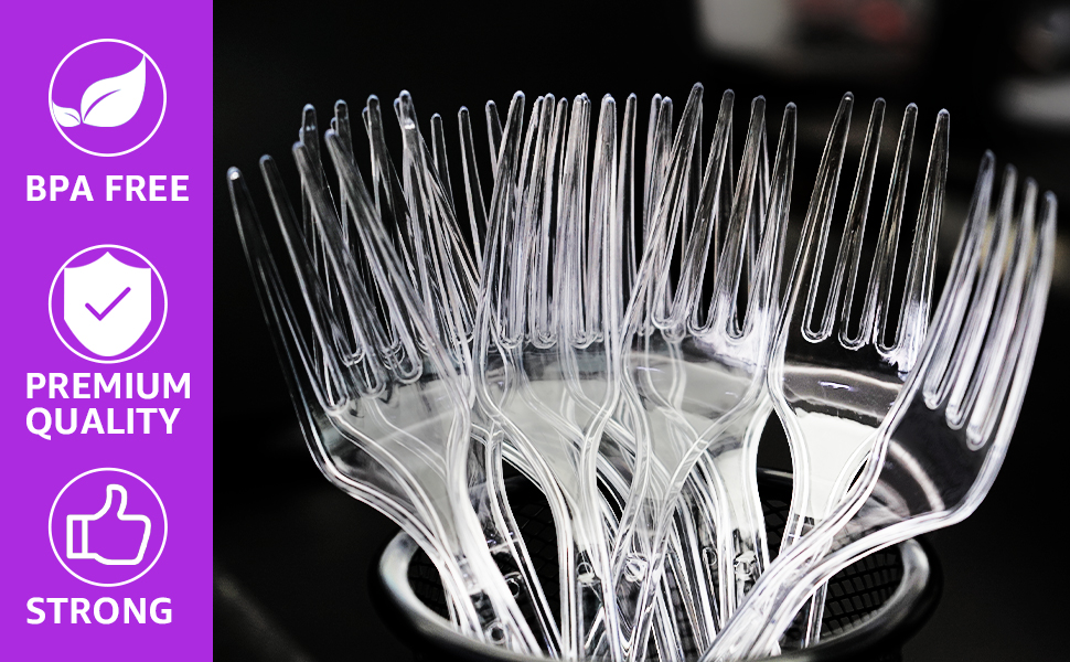 plastic silverware disposable forks clear plastic forks,wedding decorations for reception