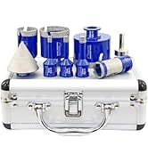 SHDIATOOL Diamond Drill Core Bits,Tile Drilling Core Hole Saw Beveling Chamfer for Porcelain Marb...