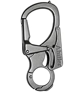 Ahiller Carabiner Keychain Clip, Double Lock Designed - Tungsten Steel Tip, Multifounction Tools ...