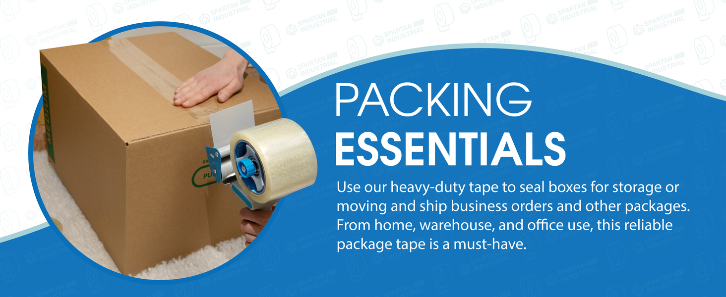 Packing Essentials: Use our heavy-duty tape to seal boxes for storage, moving, shipping, and more.