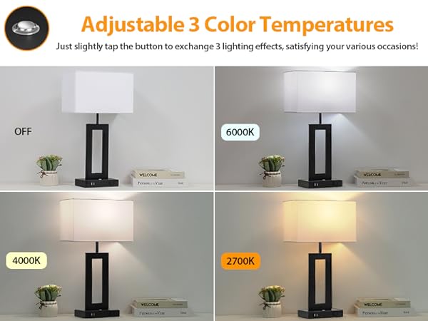 table lamps for living room set of 2