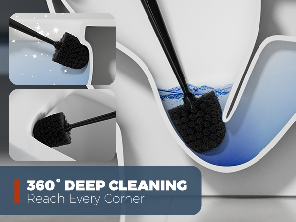 toilet bowl brush and holder
