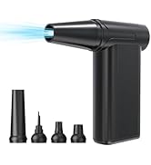 OGMAPLE Compressed Air Duster Electric 130000RPM Rechargeable Cordless Air Blower Gun Turbo Fan K...