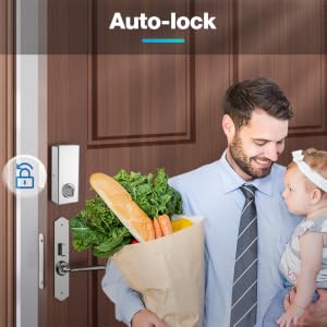 Geonfino keypad deadbolt can automatically close the door