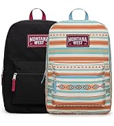 Montana West Backpack for Women Men 2 PCS Lightweight College Bookbags Casual Daypack Backpacks f...