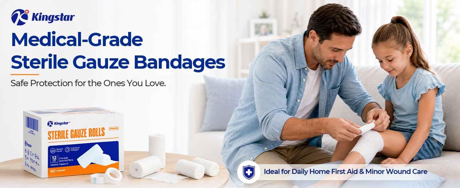 Kingstar Sterile Gauze Bandages