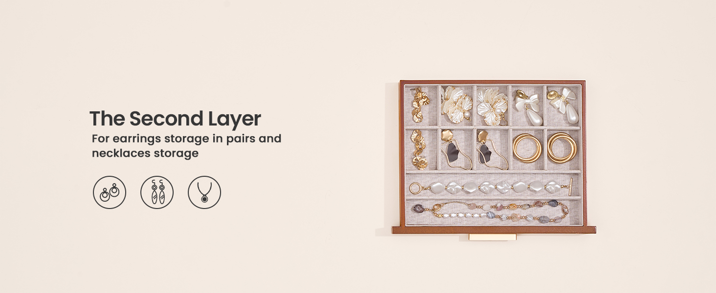 All-in-one Wooden Jewelry Box