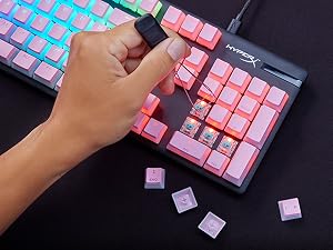 Included HyperX keycap removal tool