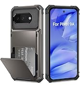 AFGHOA for Google Pixel 9a Wallet Case,5 Credit Card Holder for Pixel 9a,Flip Cover Hidden Compar...