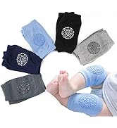 Little World Baby knee Pads for Crawling - Anti Slip Unisex Baby Knee Protectors - Toddler Knee P...