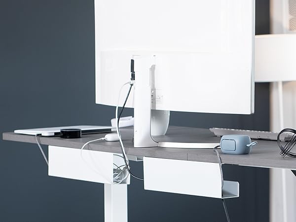 under desk cable management trays