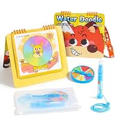 Paint with Water Coloring Book, Water Painting Book for Kids Ages 3+ | 2-In-1 Mess-Free Water Pai...