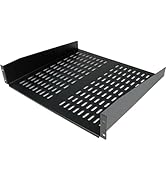 2U Universal Vented Server Rack Shelf