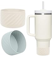 LUCKINEE 2 Pcs Silicone Boot Base Protector for Stanley Tumbler 20-40oz, Tumbler Accessories Comp...