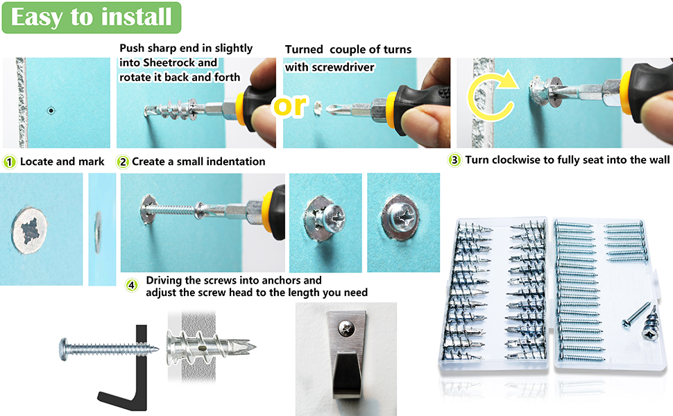 metal anchors drywall