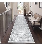 Restydon Rug Runners for Hallways Non Slip - 2x8 Runner Rug for Bedroom, Washable Runner with Rub...