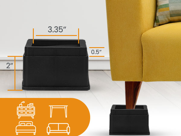 bed lift risers bed risers heavy duty chair risers furniture riser bed lifter
