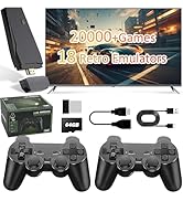 Retro Handheld Game Console, Retro Game Stick 4k HDMI Output with Built-in 20,000+ Games, Plug an...