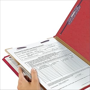 smead classification file folders, letter size, safe and secure, perfect for bulky files