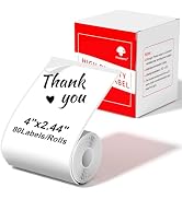 Phomemo Thermal Labels, Phomemo Big Sticker Label 2.44" x 4"(62x100mm) Labels Compatible with Pho...