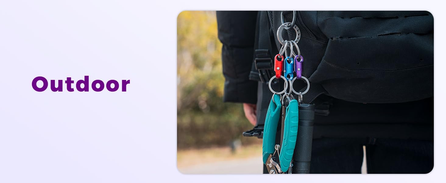 quick disconnect keychain for outdoor