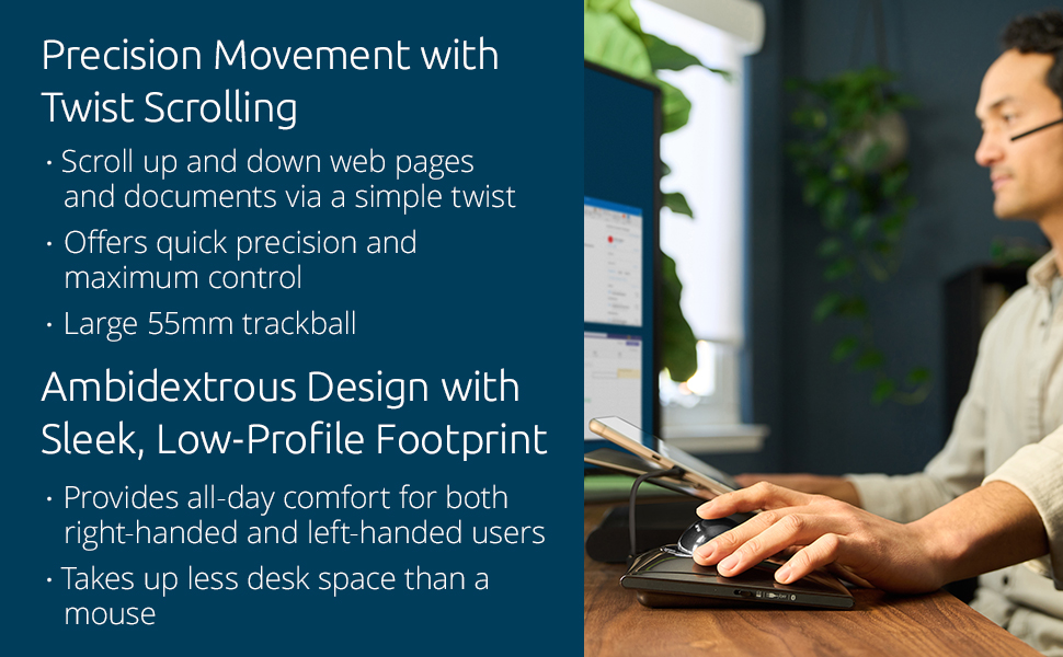 precision movement with twist scrolling