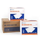 Kingstar Sterile Nonwoven Gauze Pads, 4"x 4" Wound Dressing, 120 Packs - 240 Pieces Superior Soft...