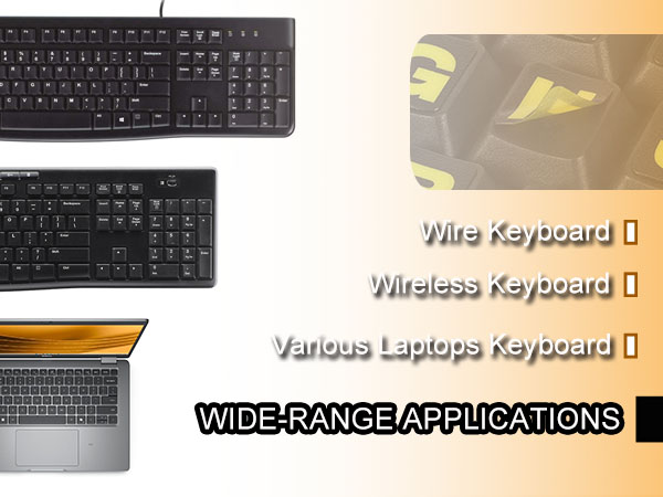 Universal English Large Lettering Keyboard Stickers