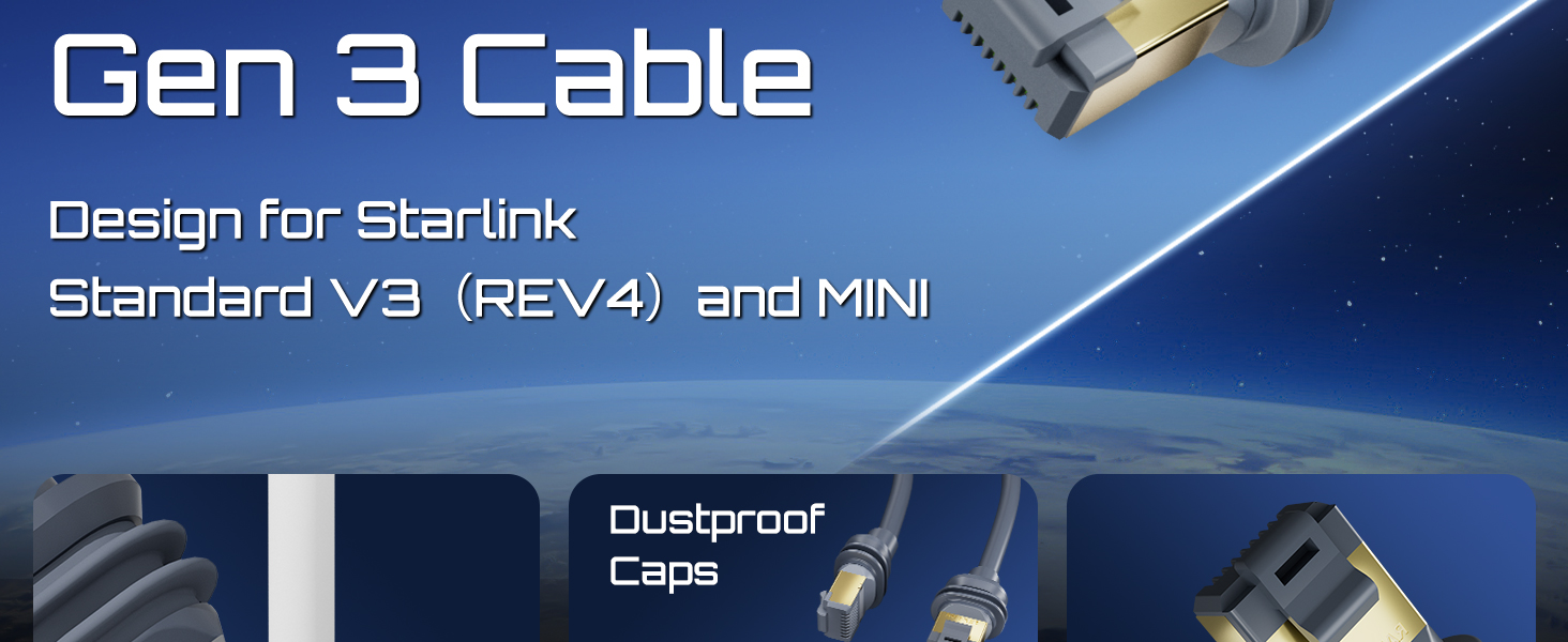 Starlink Gen 3 Cable Ethernet Cable