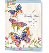 Designer Pop! Pop Up Birthday Card with 3D Butterfly Design - Birthday Wish Greeting Card, Ideal ...