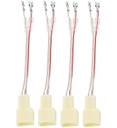 RED WOLF Car Door Speaker Wiring Harness Adapter Connector Plug Replacement for 2000-2019 Toyota ...