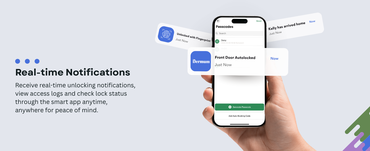 real time notifications dermum