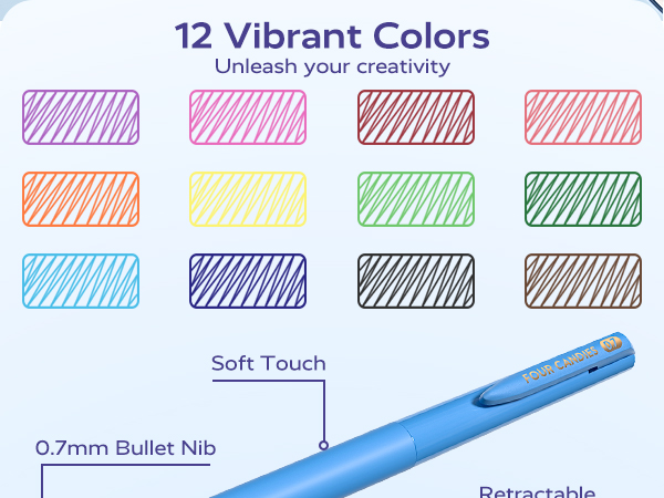 pens colorful