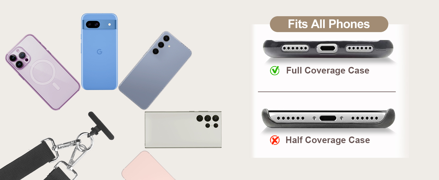 clip n go phone strap with wallet