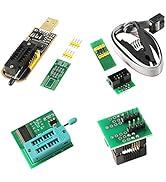 ACEIRMC SOIC8 SOP8 Test Clip For EEPROM 93CXX / 25CXX / 24CXX + CH341A 24 25 Series EEPROM Flash ...