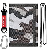 Kids Wallet for Boys Girls Teens Trifold, Canvas Toddler Wallet for Boys, Cute Zipper Wallets You...